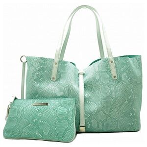 Tiffany & Co. Reversible Suede to Print Handbag
